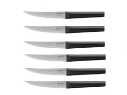 BergHOFF Eclipse 9" Stainless Steel Steak Knife, Set Of 6