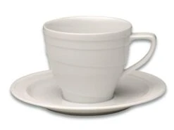 BergHOFF Eclipse 4oz Porcelain Coffee Cup & Saucer