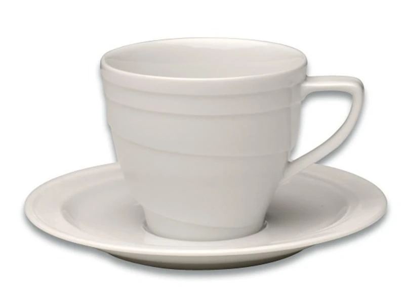 BergHOFF Eclipse 4oz Porcelain Coffee Cup & Saucer 3 BergHOFF Eclipse 4oz Porcelain Coffee Cup & Saucer