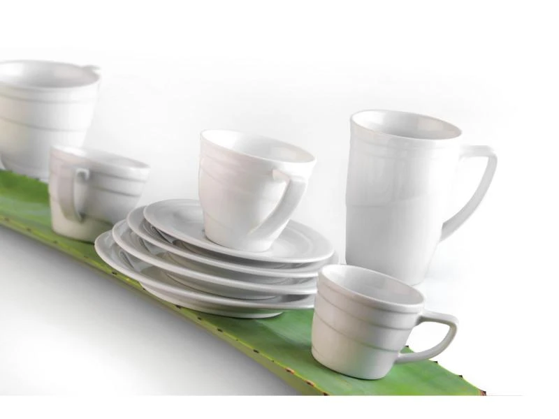 BergHOFF Eclipse 4oz Porcelain Coffee Cup & Saucer 4 BergHOFF Eclipse 4oz Porcelain Coffee Cup & Saucer - Image 2