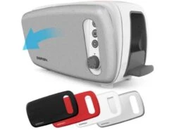 BergHOFF Seren Side Loading Toaster With Cool Touch Exterior And Removable Crumb Tray, With Silver Front Panel/ Serving Tray -BergHOFF Shop Berghoff 2212316 6