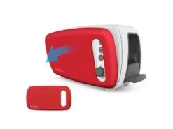 BergHOFF Seren Side Loading Toaster With Cool Touch Exterior And Removable Crumb Tray, With Red Front Panel/ Serving Tray 15 BergHOFF Seren Side Loading Toaster With Cool Touch Exterior And Removable Crumb Tray, With Red Front Panel/ Serving Tray -BergHOFF Shop Berghoff 2212319 6