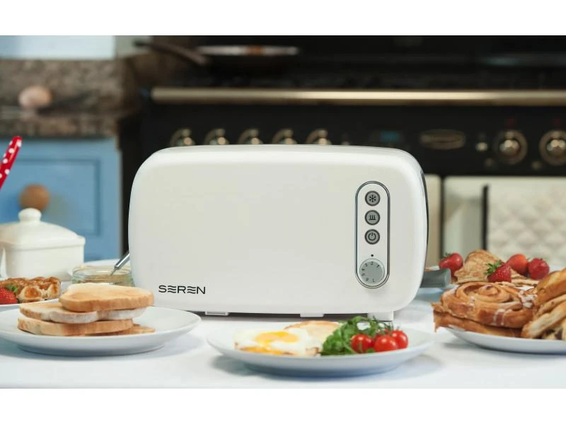 BergHOFF Seren Side Loading Toaster With Cool Touch Exterior And Removable Crumb Tray, With Cream Front Panel/ Serving Tray 8 BergHOFF Seren Side Loading Toaster With Cool Touch Exterior And Removable Crumb Tray, With Cream Front Panel/ Serving Tray - Image 6