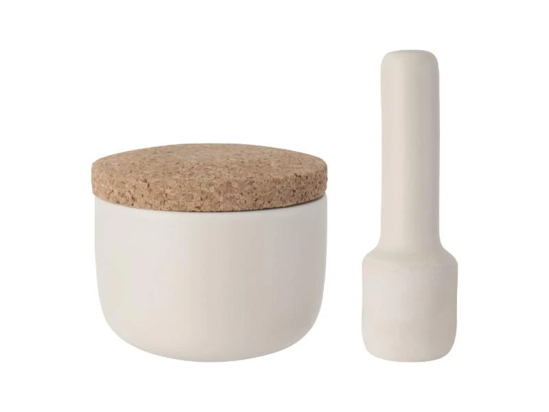 BergHOFF Leo 3Pc 4.25" Stoneware Mortar Pestle 3 BergHOFF Leo 3Pc 4.25" Stoneware Mortar Pestle