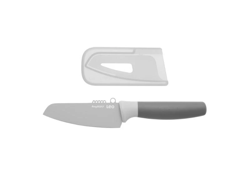 BergHOFF Leo 4.25" Stainless Steel Vegetable Knife With Zester, Gray 4 BergHOFF Leo 4.25" Stainless Steel Vegetable Knife With Zester, Gray - Image 2