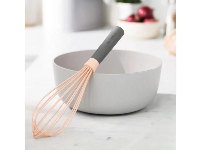 BergHOFF Leo 11" Silicone Whisk, Pink & Gray 4 BergHOFF Leo 11" Silicone Whisk, Pink & Gray - Image 2