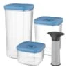 BergHOFF Leo 4Pc Vacuum Food Container Set, Blue -BergHOFF Shop Berghoff 3950128 1