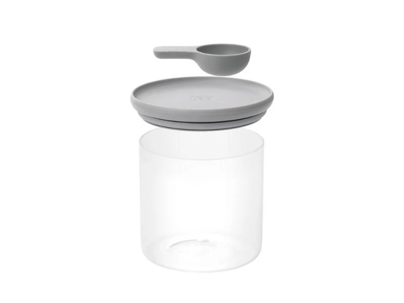 BergHOFF Leo 5" Glass Food Container With Spoon, Grey 3 BergHOFF Leo 5" Glass Food Container With Spoon, Grey